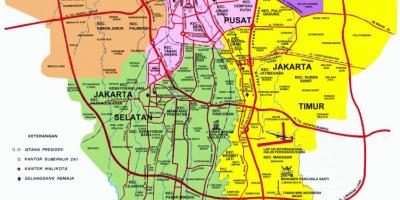 Jakarta atraksyon touris kat jeyografik