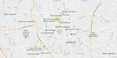 Map de sant komèsyal Jakarta