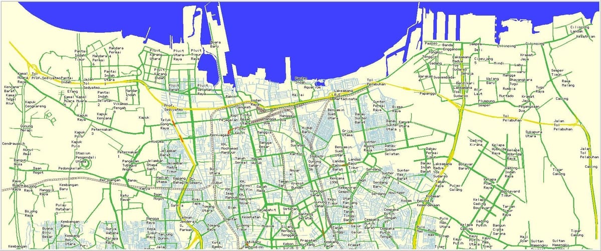 kat jeyografik nan nò Jakarta